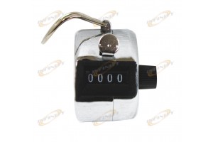 Hand Number 4 Digit Display Number Chrome Counter or Golf Stroke Clicker